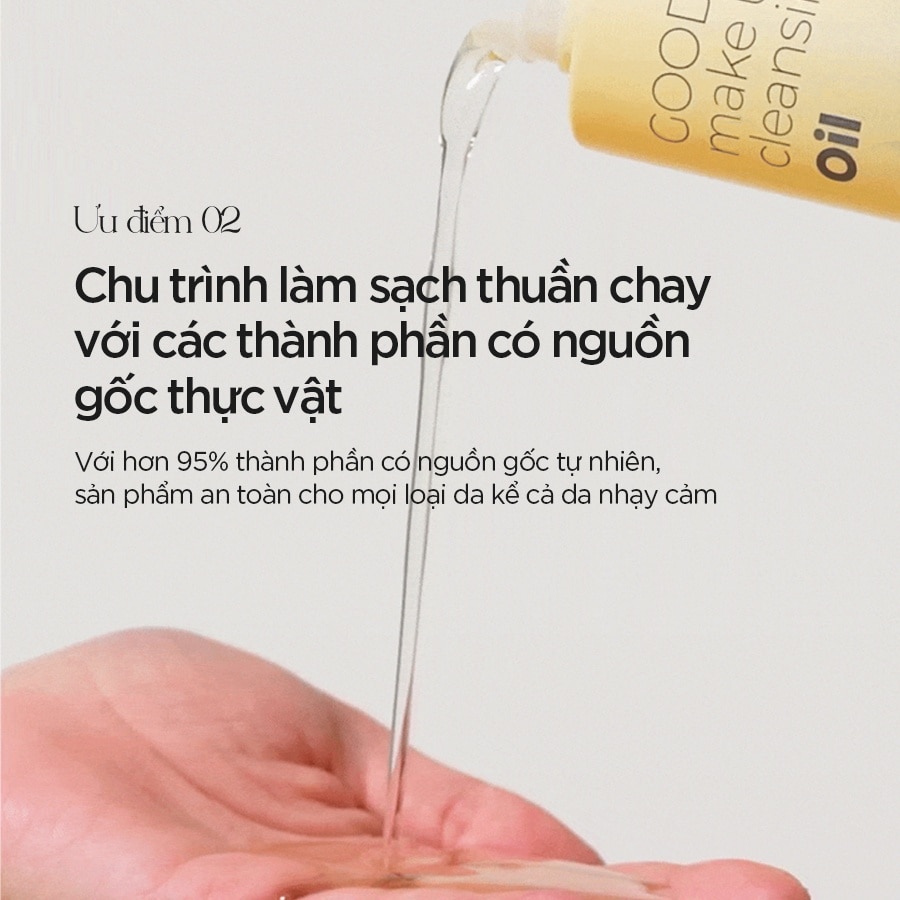 Dầu Tẩy Trang BOM Good Bye Make Up Cleansing Oil 200ml