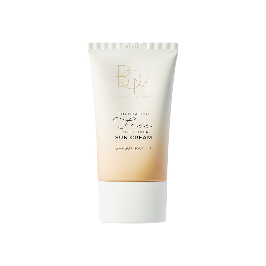 Kem Chống Nắng Che Khuyết Điểm BOM Foundation-Free Toner Cover Suncream SPF50+ PA++++ 50g