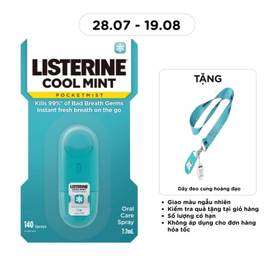 LISTERINE - Xịt Thơm Miệng Listerine Coolmint Pocketmist 7.7ml image