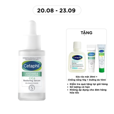 CETAPHIL - Tinh Chất Cetaphil Soothing & Comforting Cica Restoring Serum 30ml image