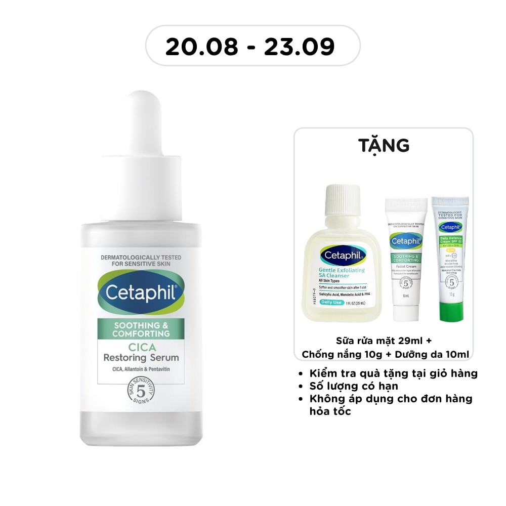 Tinh Chất Cetaphil Soothing & Comforting Cica Restoring Serum 30ml image