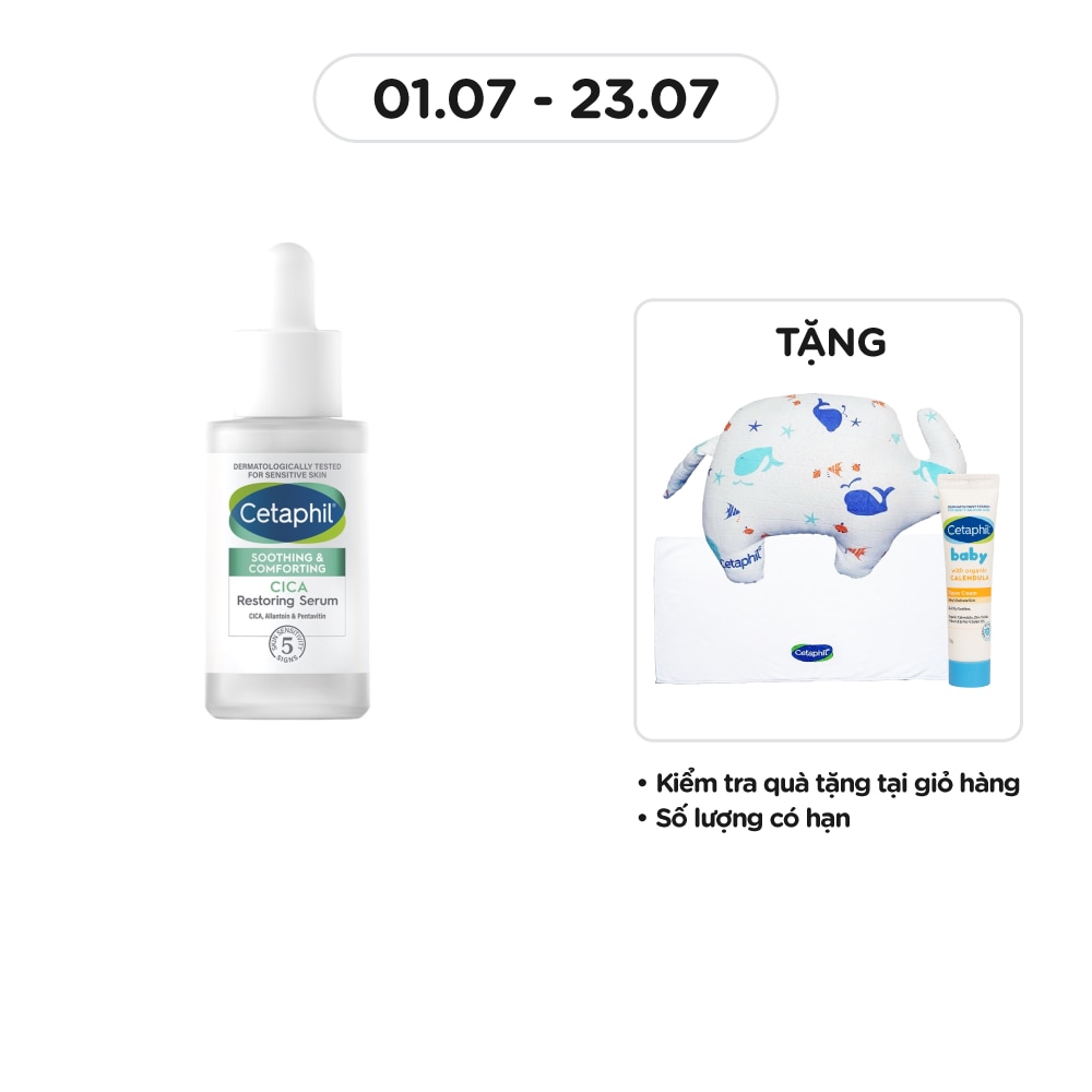 Tinh Chất Cetaphil Soothing & Comforting Cica Restoring Serum 30ml