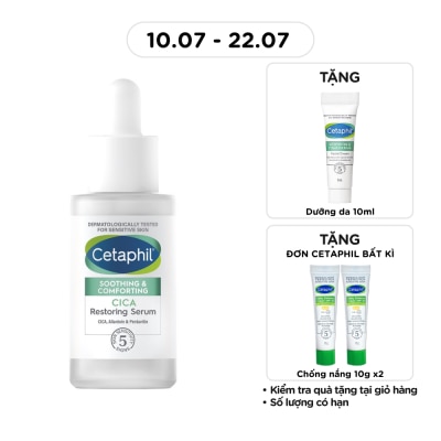 CETAPHIL - Tinh Chất Cetaphil Soothing & Comforting Cica Restoring Serum 30ml