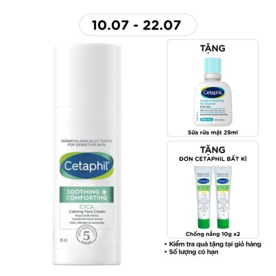 CETAPHIL - Kem Dưỡng Cetaphil Soothing & Comforting Cica Calming Face Cream 45ml