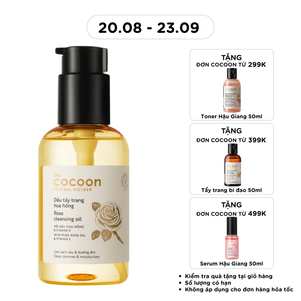 Dầu Tẩy Trang Cocoon Hoa Hồng 140ml image