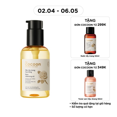 COCOON - Dầu Tẩy Trang Cocoon Hoa Hồng 140ml