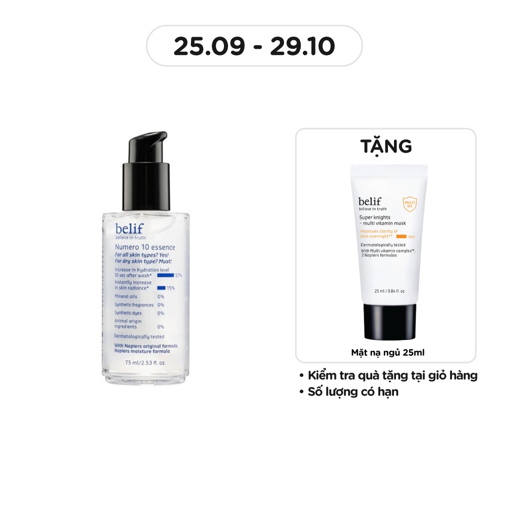 Tinh Chất Belif Numero 10 Essence 75ml