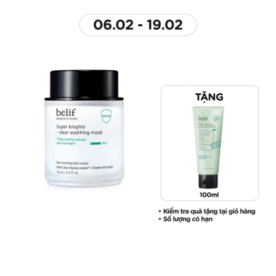 BELIF Super Knights - Clear Soothing Mask 75ml