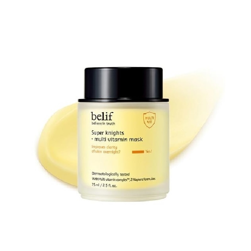 Mặt Nạ Ngủ Belif Dưỡng Sáng Da Super Knights - Multi Vitamin Mask 75ml