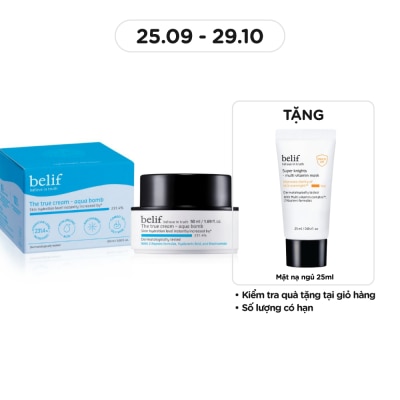 BELIF Kem Cấp Ẩm Dạng Gel Belif The True Cream - Aqua Bomb 50ml