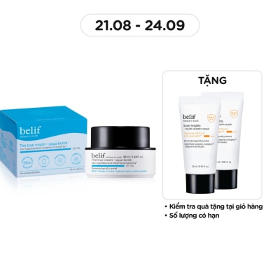 BELIF Kem Cấp Ẩm Dạng Gel Belif The True Cream - Aqua Bomb 50ml