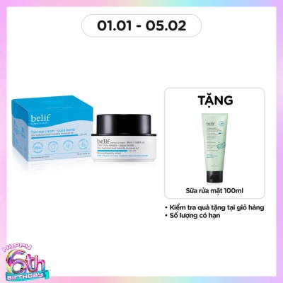 BELIF Kem Cấp Ẩm Dạng Gel Belif The True Cream - Aqua Bomb 50ml