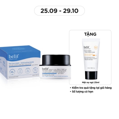 BELIF Kem Cấp Ẩm Belif The True Cream - Moisturizing Bomb 50ml