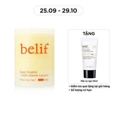 BELIF Dưỡng Môi Dạng Thỏi Vặn Belif Super Knights - Multi Vitamin Lipcerin 15ml