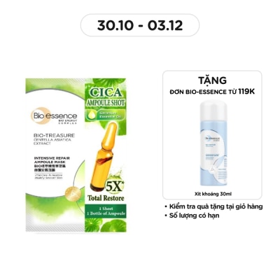 BIO-ESSENCE Mặt Nạ Bio-Essence Bio-Treasure Centella Asiatica Extract Intensive Repair Ampoule Mask 25ml