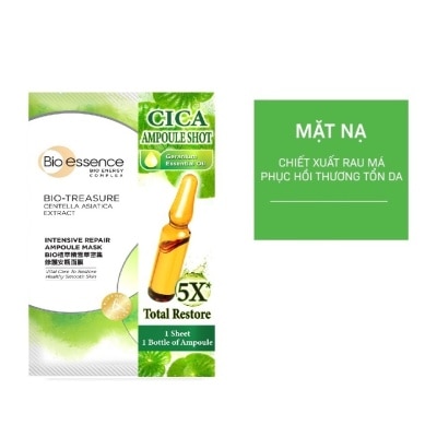 BIO-ESSENCE Bio-Treasure Centella Asiatica Extract Intensive Repair Ampoule Mask 25ml