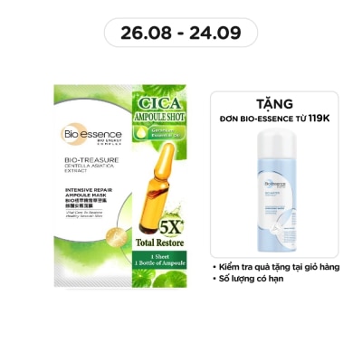 BIO-ESSENCE Mặt Nạ Bio-Essence Bio-Treasure Centella Asiatica Extract Intensive Repair Ampoule Mask 25ml
