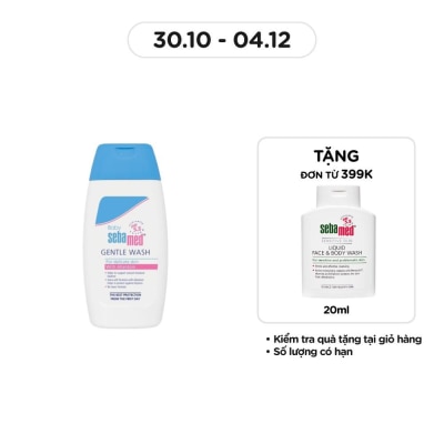 SEBAMED Sữa Tắm Gội Dịu Nhẹ Cho Bé Sebamed Baby Gentle Wash 200ml