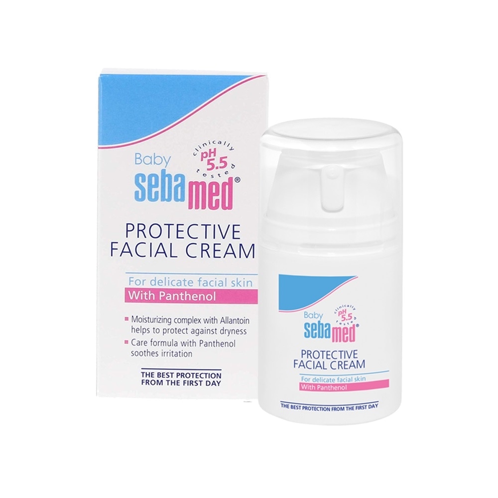 Kem Dưỡng Sebamed Bảo Vệ Da Mặt Cho Bé Baby Protective Facial Cream pH5.5 50ml