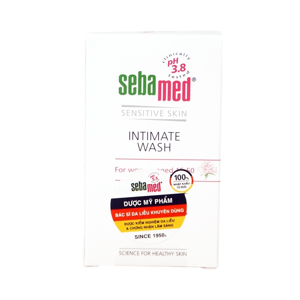 Dung Dịch Vệ Sinh Phụ Nữ Sebamed Sensitive Skin Intimate Wash pH3.8 50ml