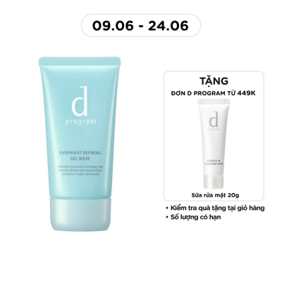 D PROGRAM - Mặt Nạ Ngủ D Program Overnight Refining Gel Mask 60g