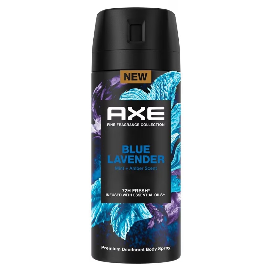 Xịt Ngăn Mùi Toàn Thân Axe Blue Lavender Premium Deodorant Body Spray 135ml