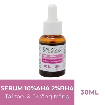 BALANCE ACTIVE FORMULA Tinh Chất Balance Active Formula Tái Tạo Và Dưỡng Trắng Da Trong 10 Phút AHA + BHA 30ml