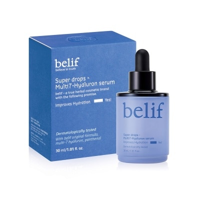 BELIF Tinh Chất Belif Dưỡng Ẩm Và Làm Dịu Da Super Drops - Multi7 - Hyaluron Serum 30ml