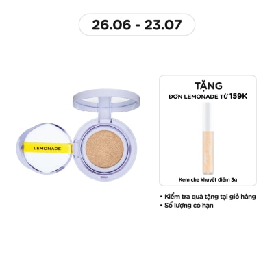 LEMONADE Phấn Nước Thuần Chay Lemonade Supermatte No Makeup Cushion 15g .#A00 Extra Light