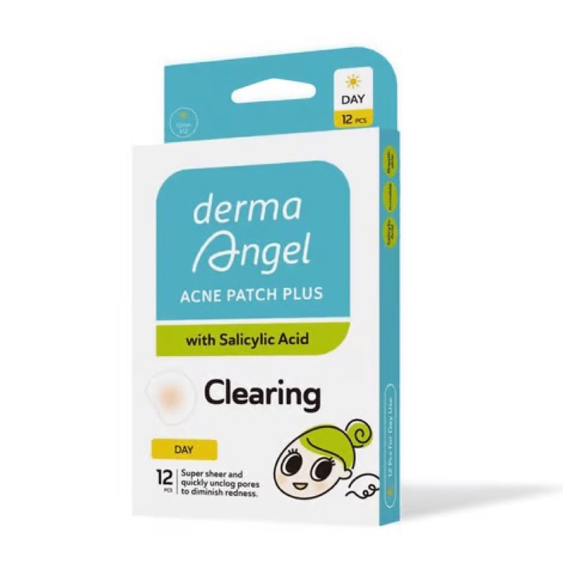 Miếng Dán Mụn Dermaangel Acne Patch Plus 12Pcs