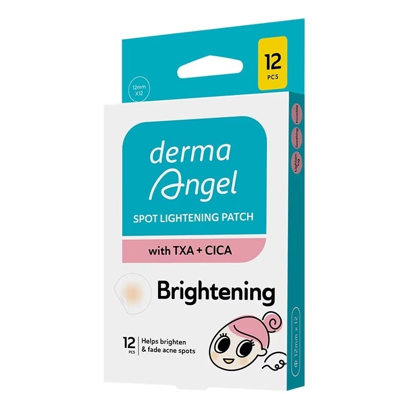 Miếng Dán Mụn Dermaangel Spot Lightening Patch 12Pcs