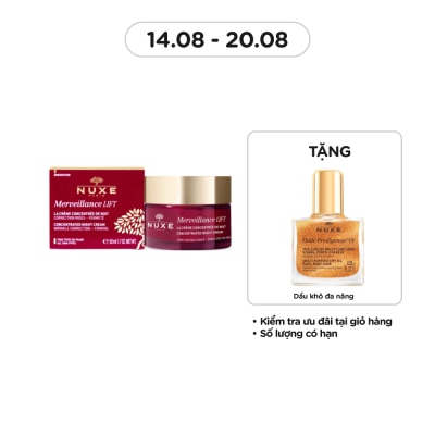 NUXE Kem Dưỡng Ban Đêm Nuxe Merveillance LIFT Concentrated Night Cream 50ml