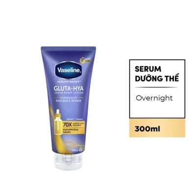 VASELINE Gluta-Hya Serum Burst Lotion Over night 300ml