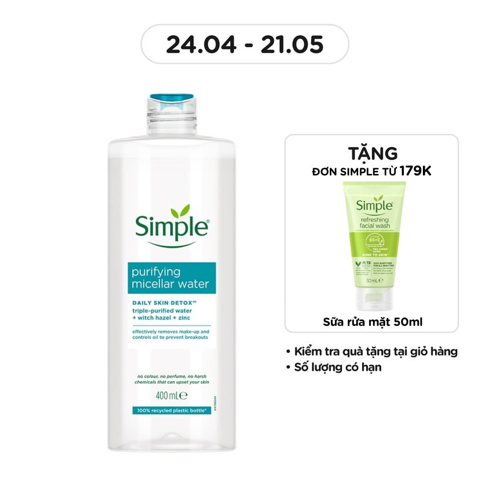 Purifying Micellar Water 400ml