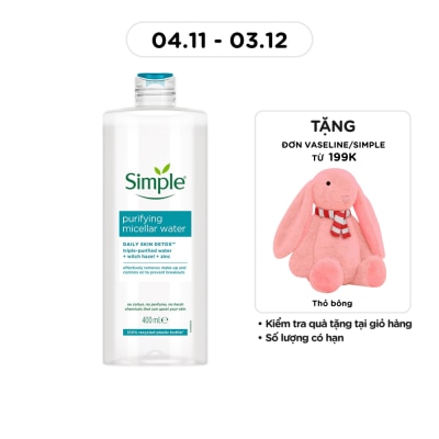 SIMPLE Purifying Micellar Water 400ml