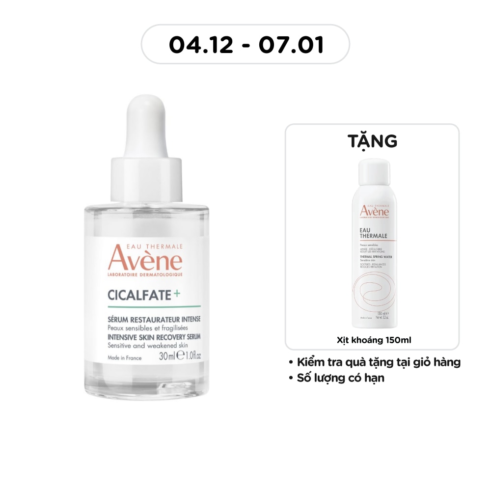 Tinh Chất Phục Hồi Làm Dịu Avène Giúp Phục Hồi Da Nhạy Cảm, Kích Ứng 30ml