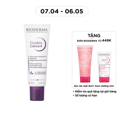 BIODERMA - Kem Dưỡng Bioderma Cicabio Crème+ Phục Hồi Da 40ml
