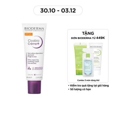 BIODERMA Cicabio Crème+ SPF50+ 40ml