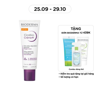 BIODERMA Cicabio Crème+ SPF50+ 40ml