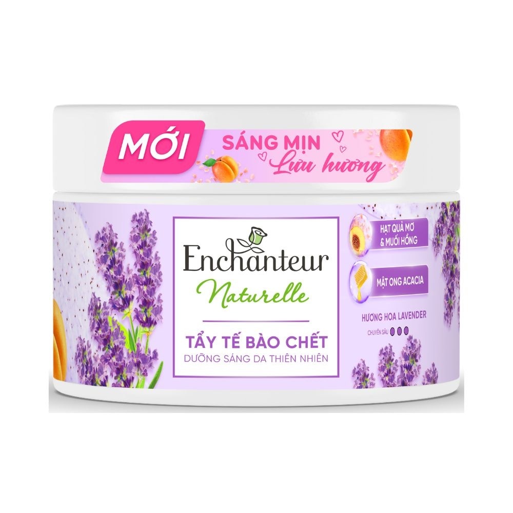 Naturelle Exfoliating & Brightening Body Scrub Provence Lavender 250g