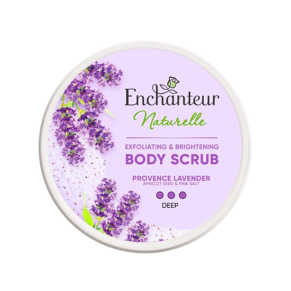 Naturelle Exfoliating & Brightening Body Scrub Provence Lavender 250g