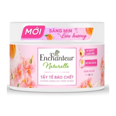 ENCHANTEUR Tẩy Tế Bào Chết Enchanteur Naturelle Dưỡng Sáng Da Hương Hoa Iris 250g