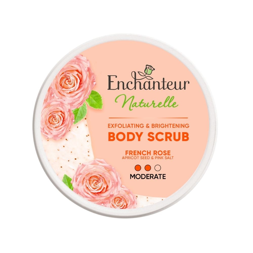 Tẩy Tế Bào Chết Enchanteur Naturelle Dưỡng Sáng Da Hương Hoa Hồng Pháp 250g