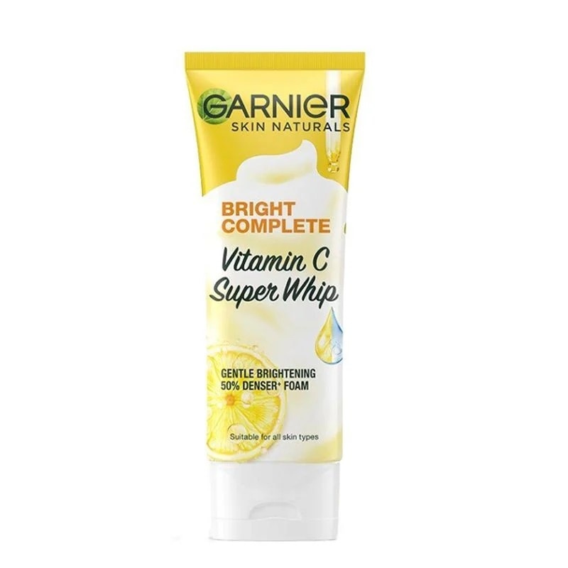 Combo Garnier (Super UV Invisible Serum Sunscreen 30ml + Bright Complete Vitamin C Super Whip 50ml )