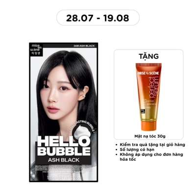 MISE EN SCÈNE - Hello Bubble 100g .#3AB Ash Black image