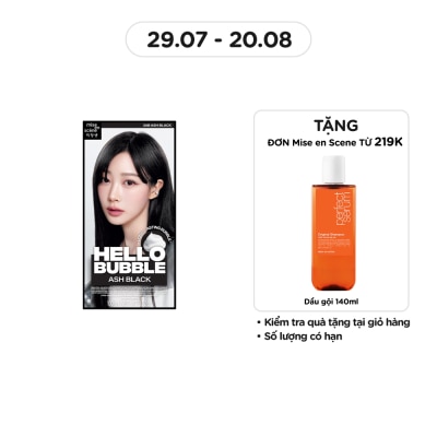 MISE EN SCÈNE Hello Bubble 100g .#3AB Ash Black