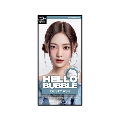 MISE EN SCÈNE Bọt Kem Nhuộm Tóc mise en scène Hello Bubble 100g .#6A Dusty Ash Màu Nâu Tây Lạnh