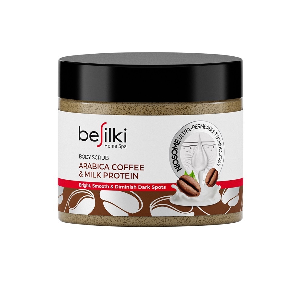 Tẩy Tế Bào Chết Besilki Body Scrub Cà Phê & Tinh Chất Sữa Arabica Coffee & Milk Protein 280ml