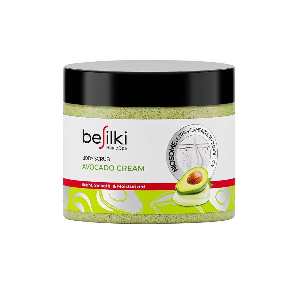 Tẩy Tế Bào Chết Besilki Body Scrub Kem Bơ Avocado Cream 280ml