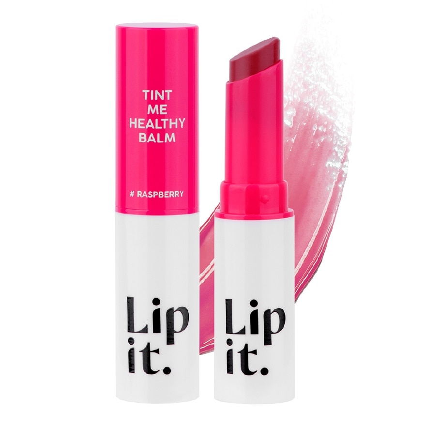 Son Dưỡng Có Màu Lip It Tint Me Healthy Balm 3g .#01 Raspberry